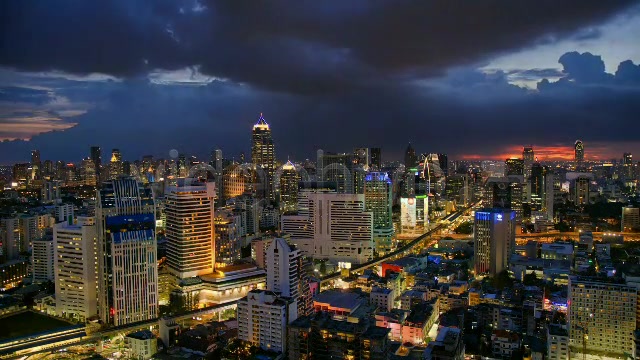 Modern City Skyline Day To Night Timelapse HDR  Videohive 3164999 Stock Footage Image 4