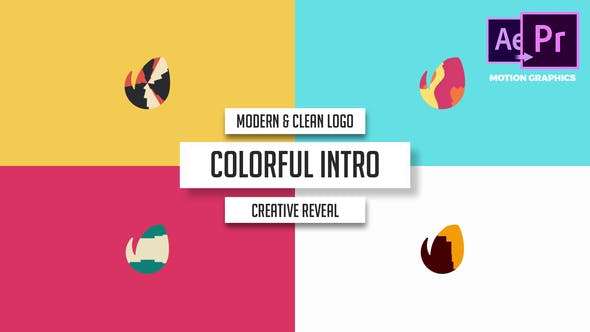 Modern & Clean Logo Colorful Intro - Download Videohive 21929337