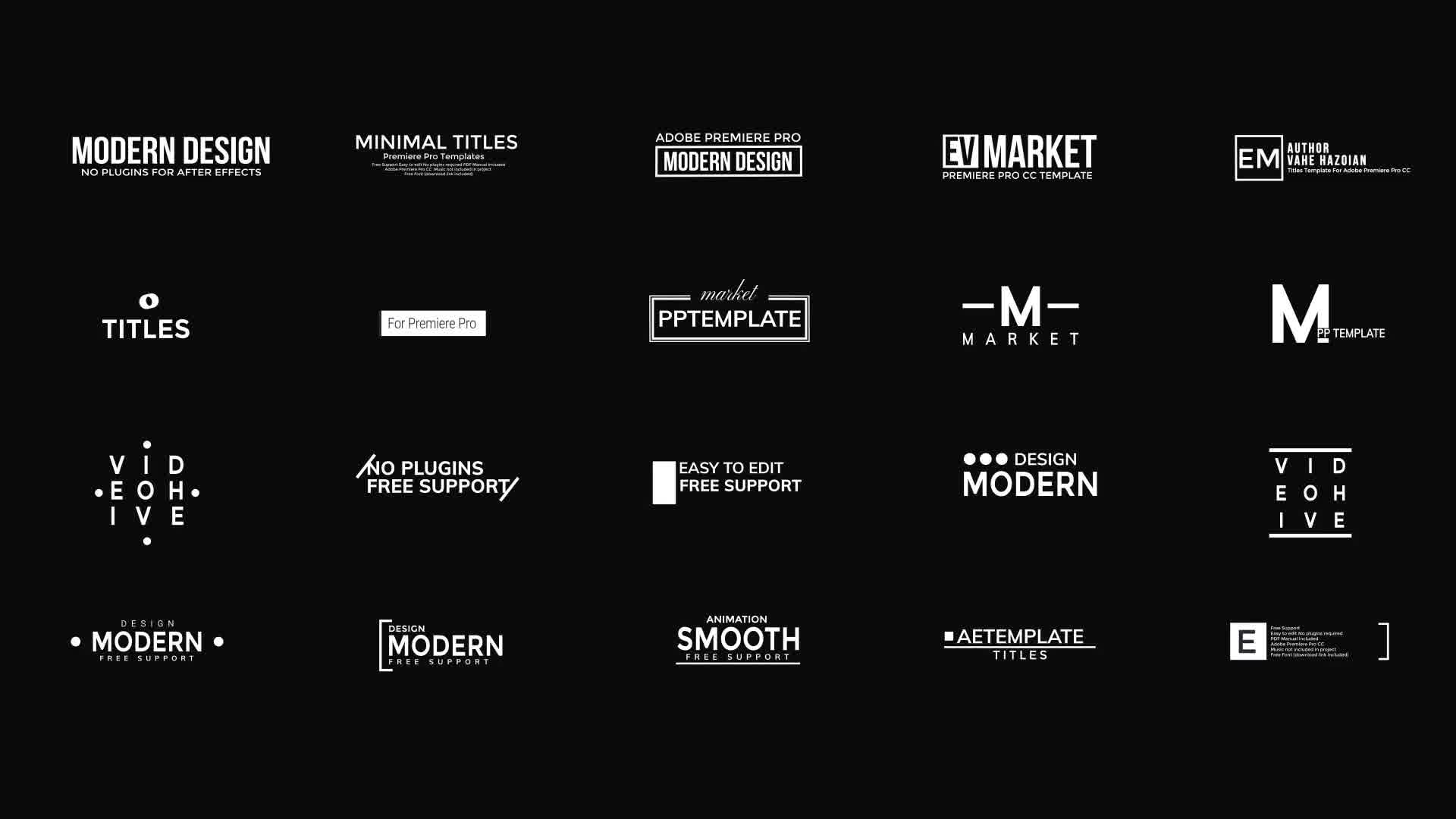 Modern Clean Titles For Premiere Pro Videohive 23555245 Premiere Pro Image 11