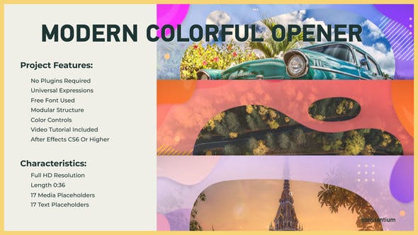 Modern Colorful Opener - Videohive Download 23345033