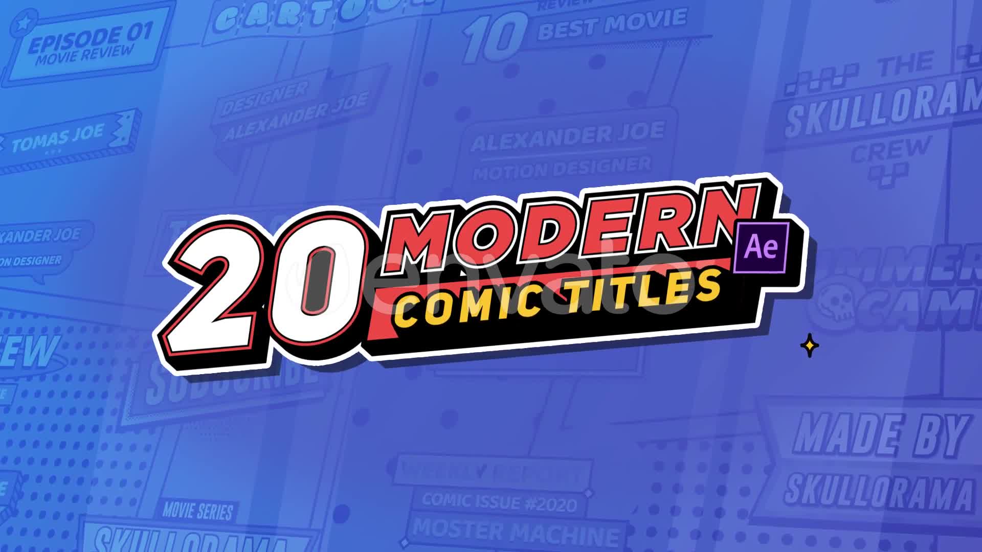 Modern Comic Titles Videohive 27957519 After Effects Image 1