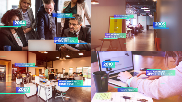 Modern Corporate Timeline Presentation - Download Videohive 23211134