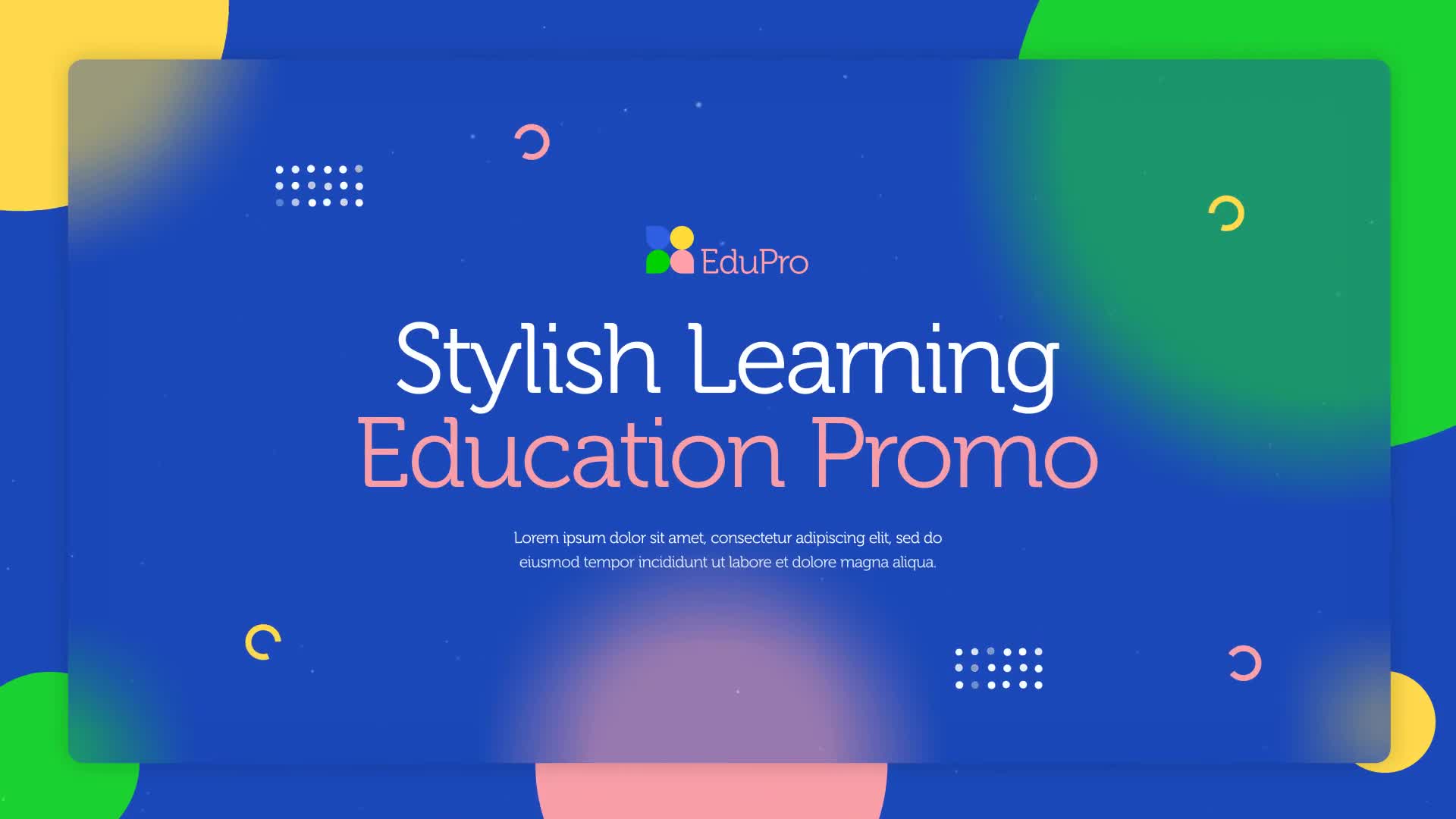 Modern Education Promo Videohive 33964108 After Effects Image 1