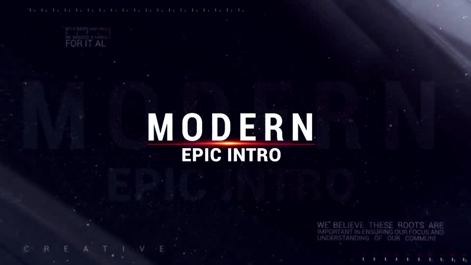 Modern Epic Intro Videohive 12491330 After Effects Image 1