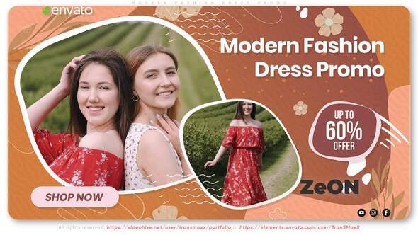 Modern Fashion Dress Promo - Download Videohive 30482808