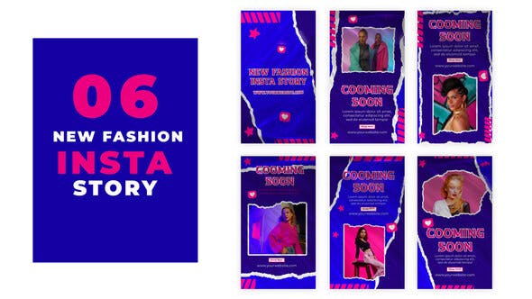 Modern Fashion Instagram Story Template - Videohive 39185281 Download