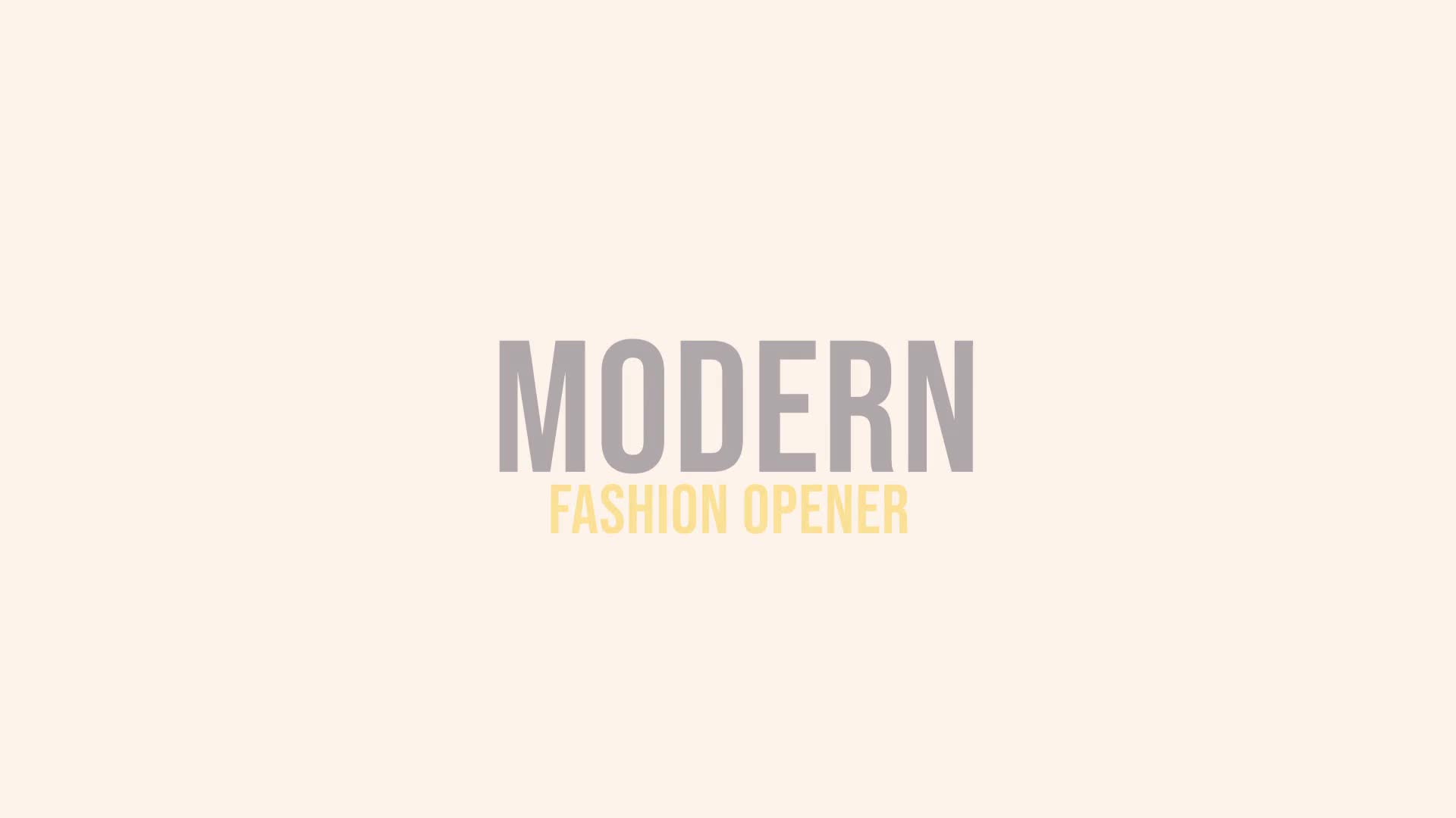 Modern Fashion Opener Videohive 32459800 After Effects Image 1