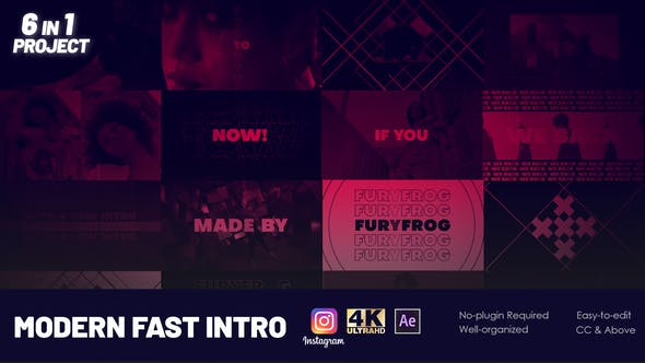 Modern Fast Intro - Videohive 30480292 Download