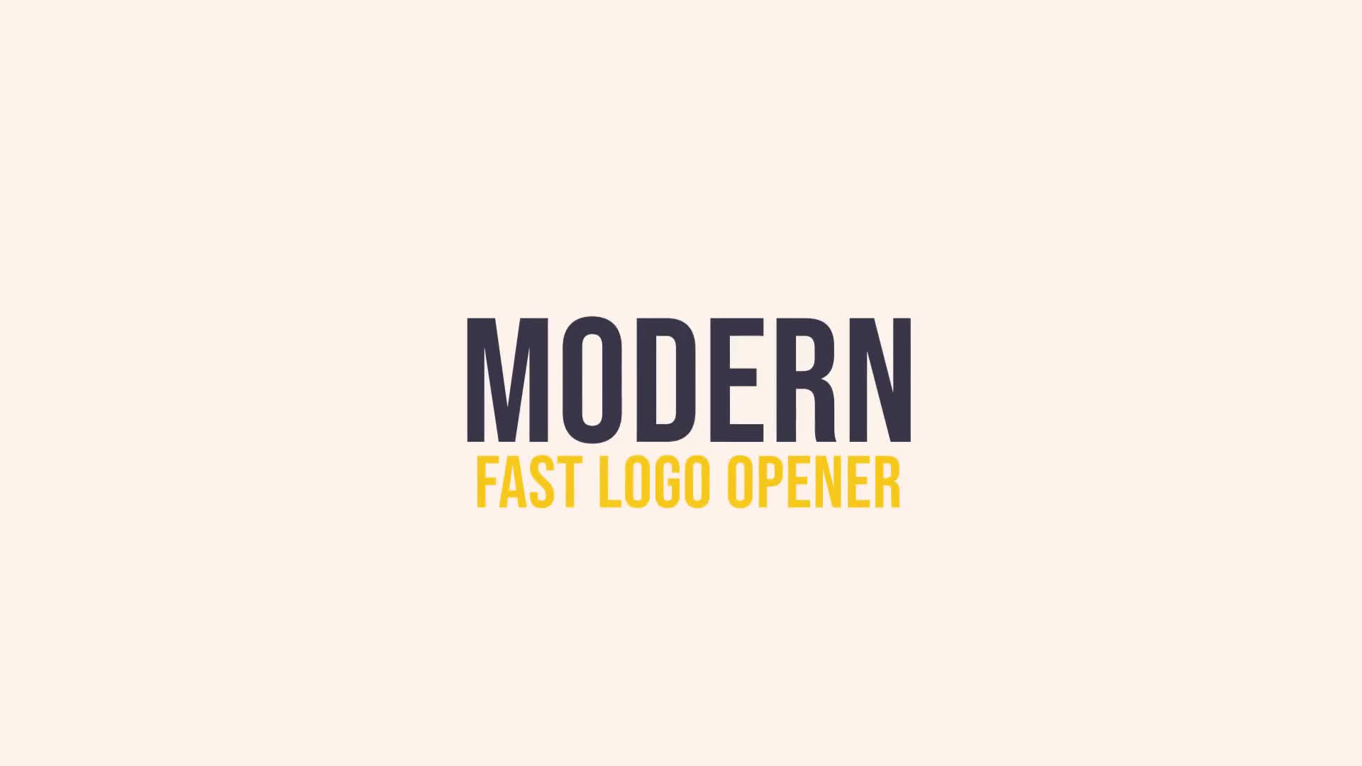 Modern Fast Logo Opener Videohive 24664870 After Effects Image 1