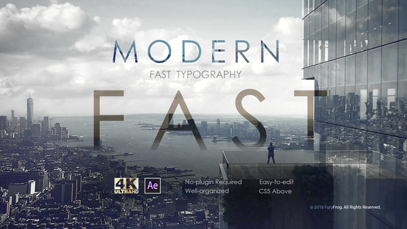 Modern Fast Typography - Download Videohive 21639977
