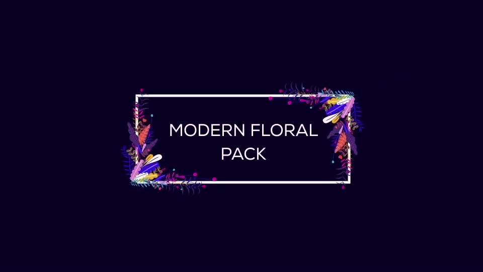 Modern Flower Pack Videohive 25568565 Premiere Pro Image 1