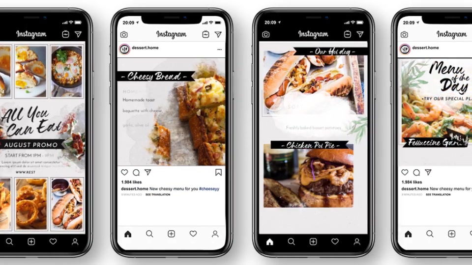Modern Food Menu Instagram Stories Videohive 28331308 After Effects Image 12