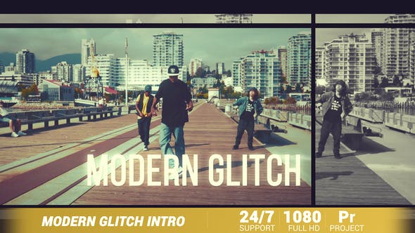 Modern Glitch Intro - Videohive Download 24679607