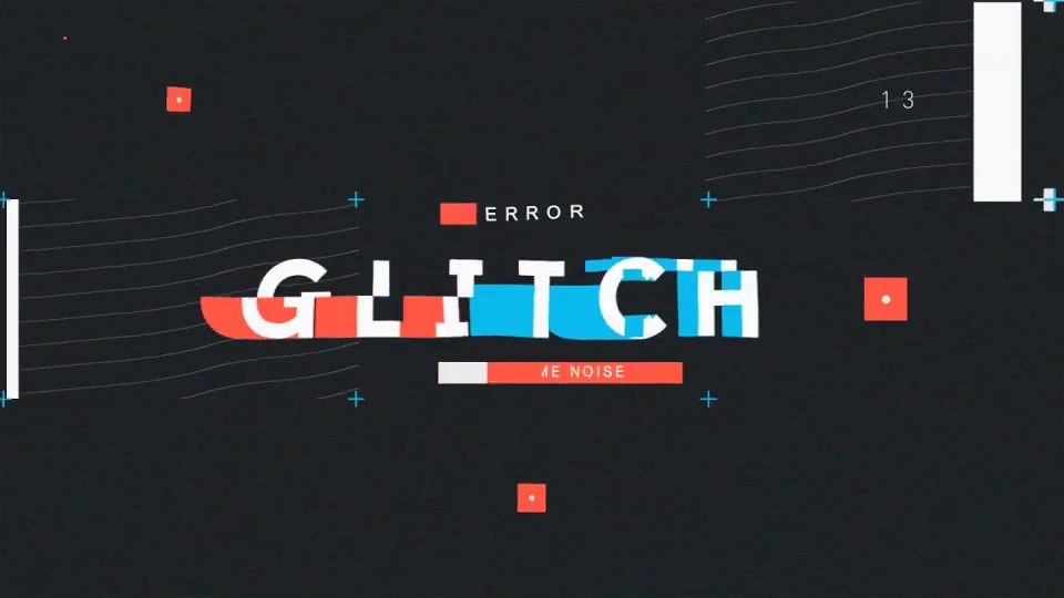 Modern Glitch Logo ( 2in1) - Download Videohive 13532150
