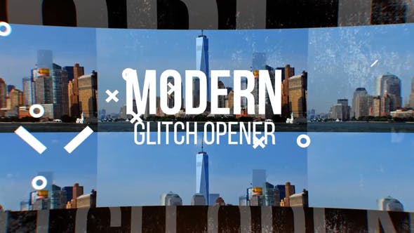 Modern Glitch Opener - Videohive Download 13098234