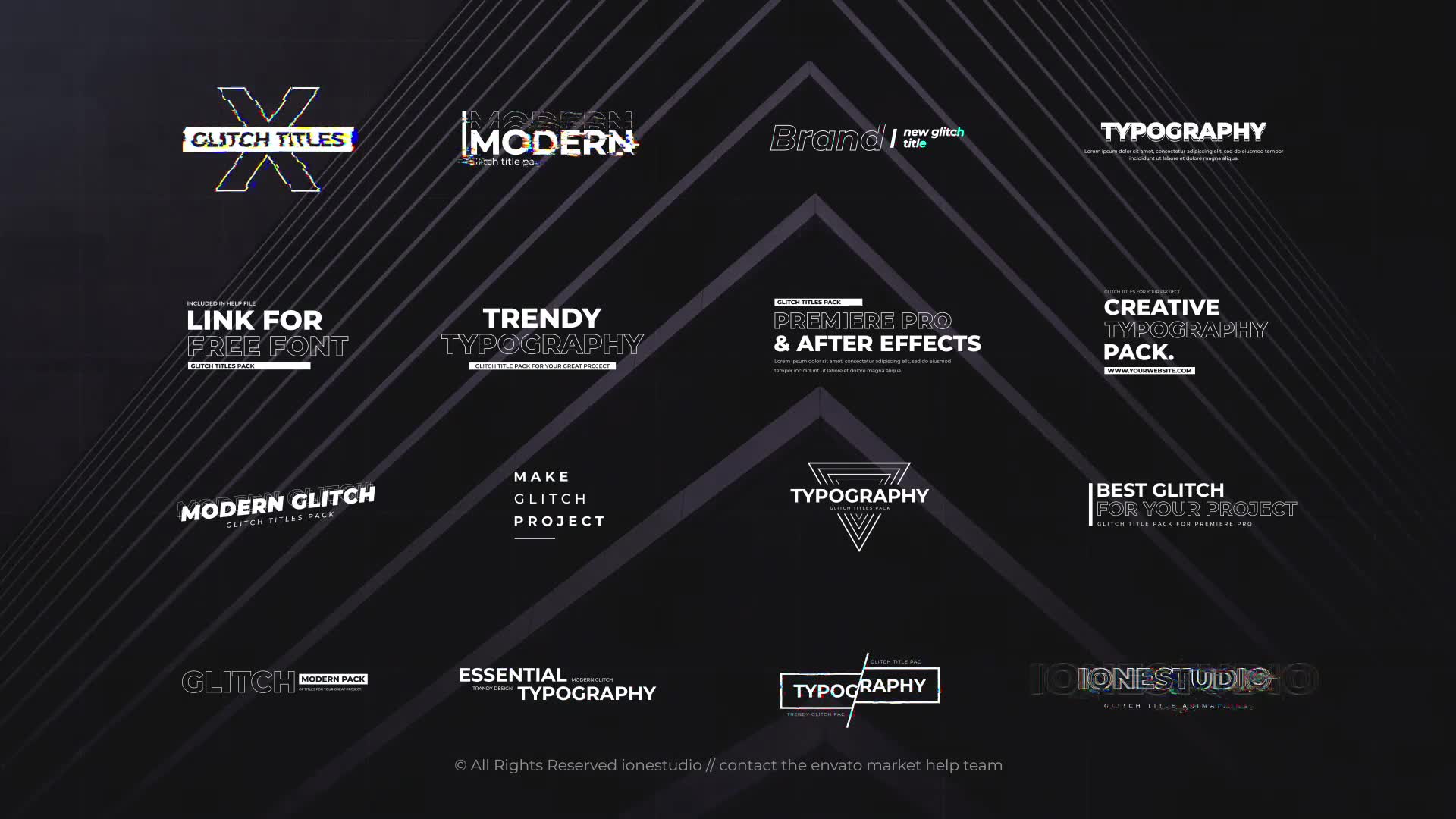 Modern Glitch Titles | After Effect & Premiere Pro Videohive 29143444 After Effects Image 2