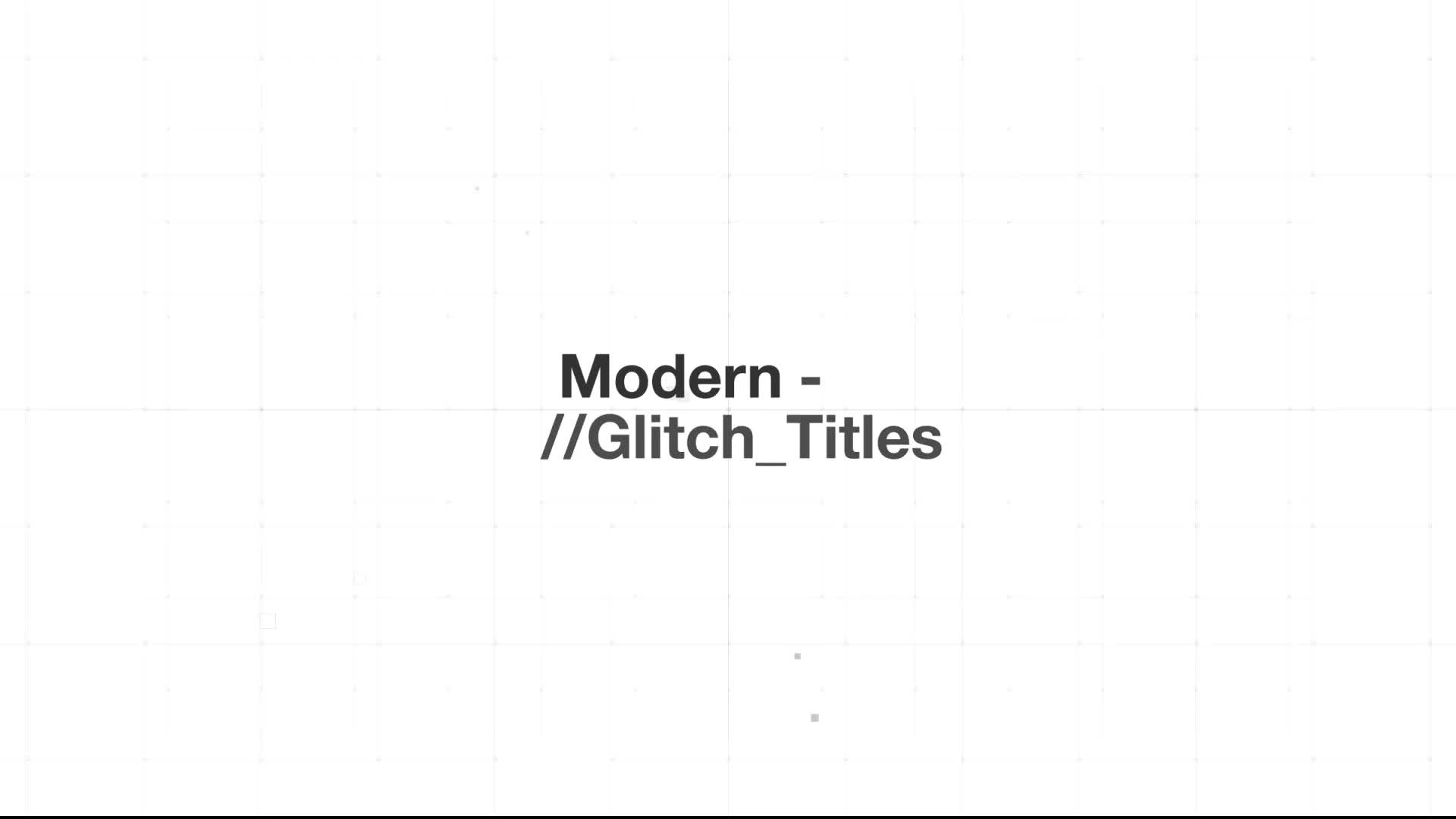 Modern Glitch Titles Videohive 23494883 After Effects Image 2