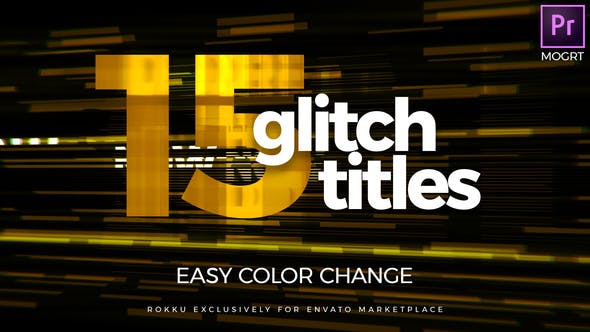 Modern Glitch Titles - Videohive Download 24659103