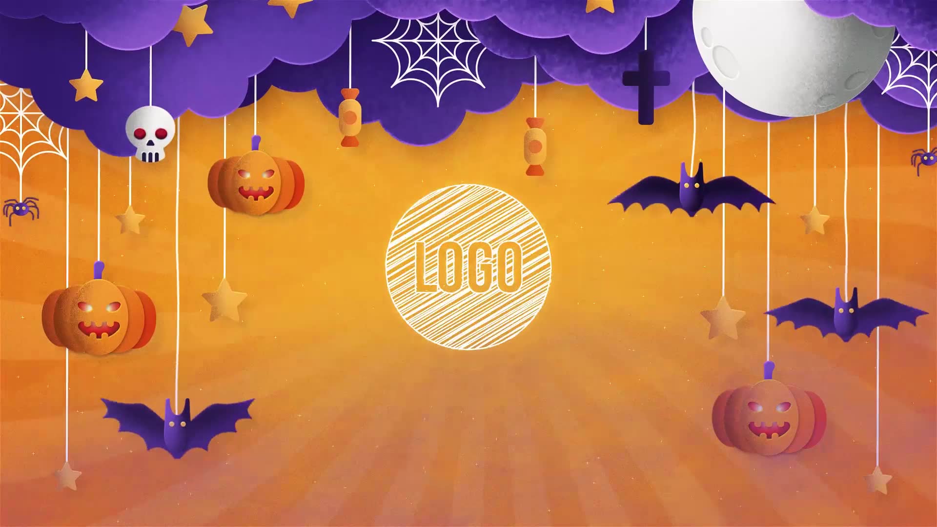 Modern Halloween Logo Videohive 33999049 After Effects Image 2