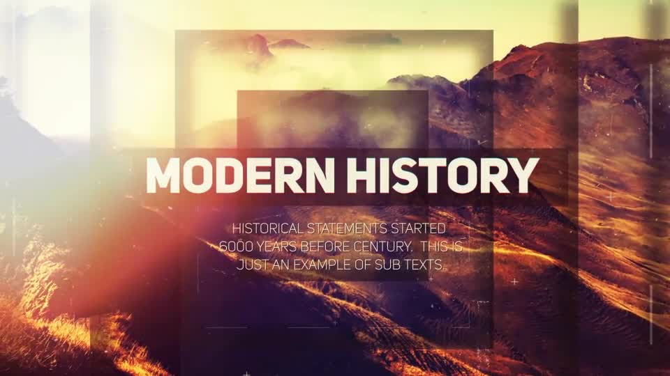 Modern History Videohive 22643912 After Effects Image 1