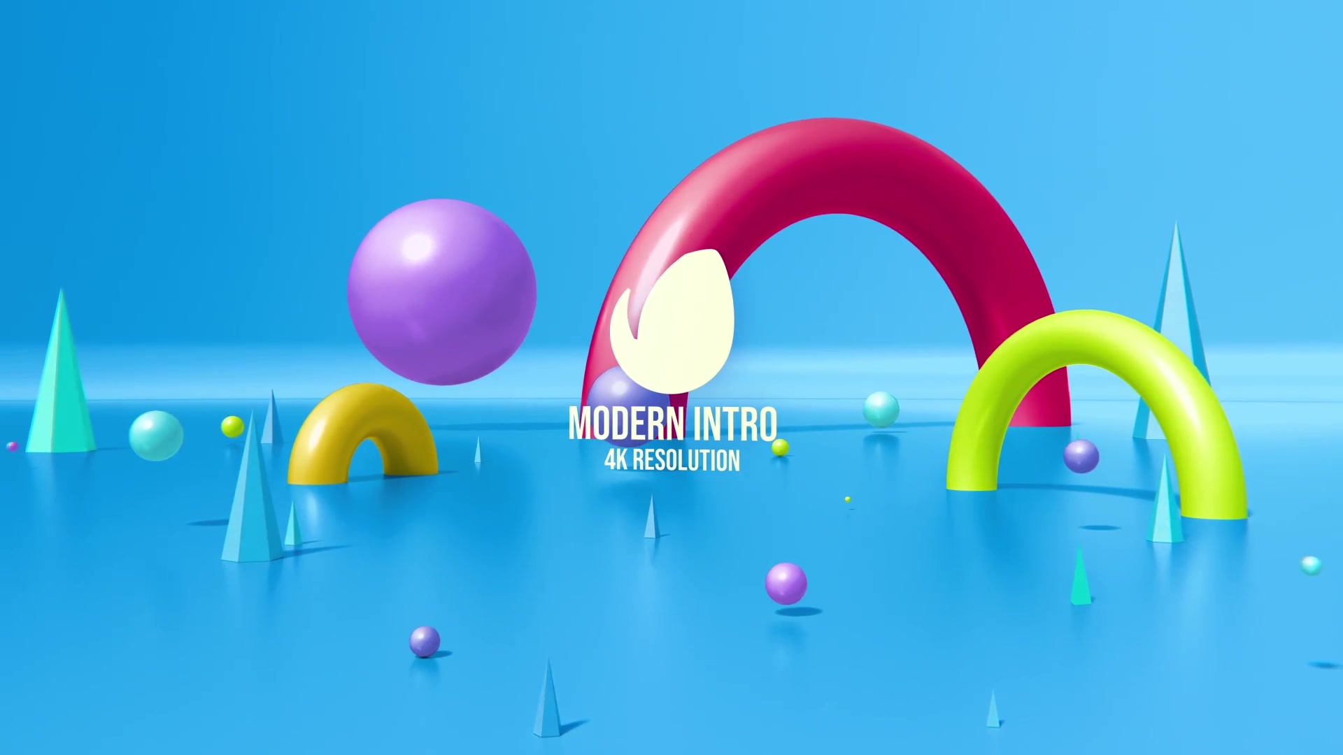 Modern Intro/ Simple Promo/ 4K 3D Figure/ Bright/ Colorful/ Birthday Party/ APP/ Social Media/ Carto Videohive 29051666 After Effects Image 3