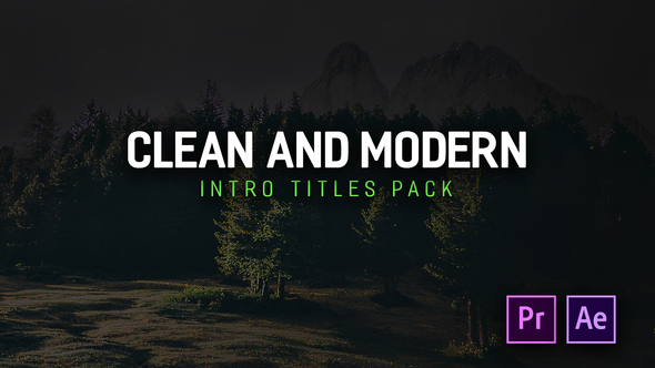 Modern Intro Titles Pack for Premiere Pro - Download Videohive 22293382