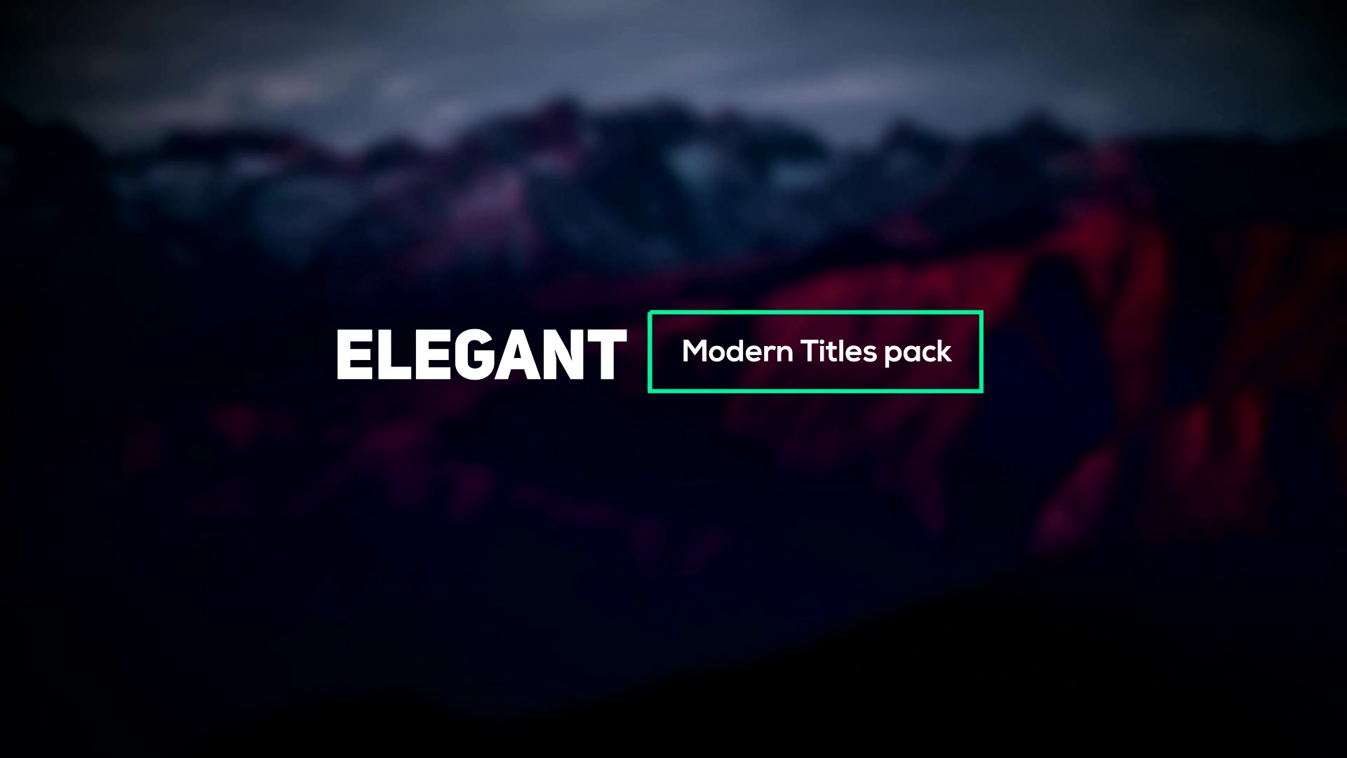 Modern Intro Titles Pack lll - Download Videohive 19254191