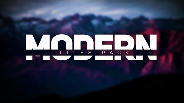 Modern Intro Titles Pack lll - Download Videohive 19254191