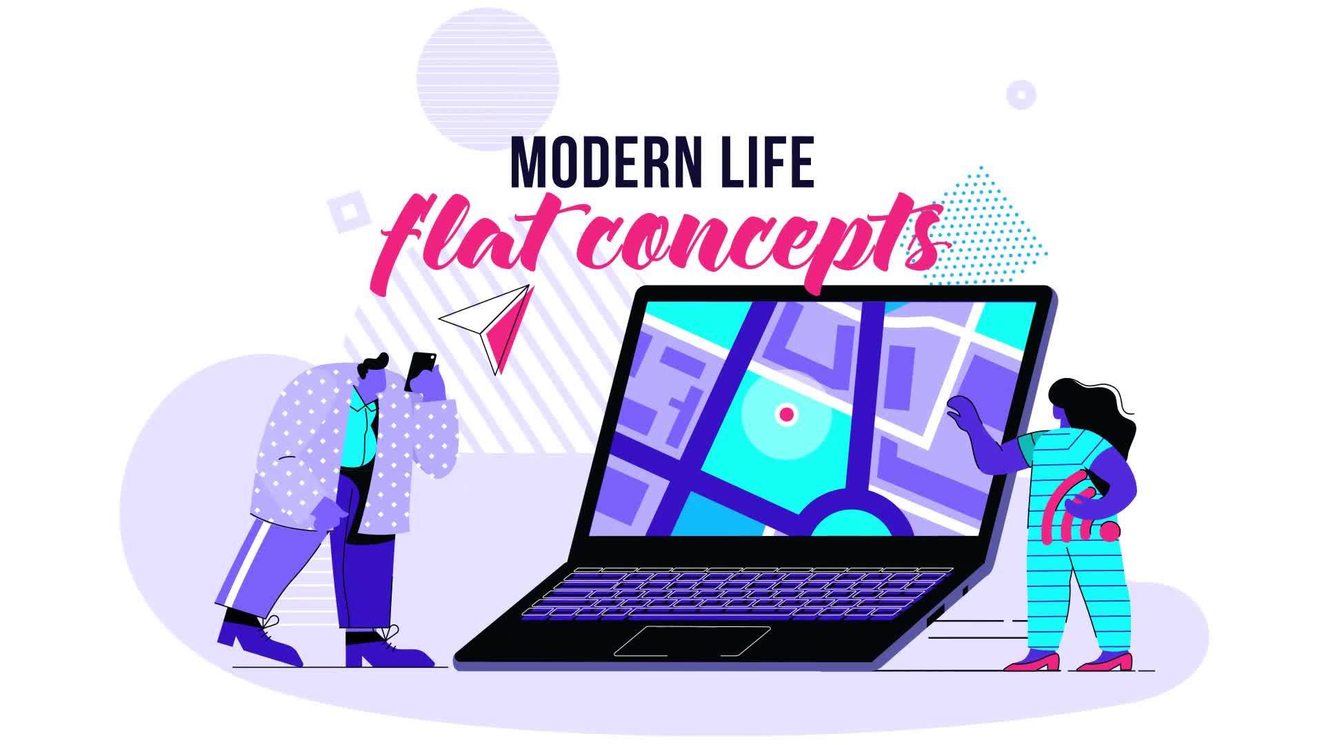 Modern life Flat Concept Videohive 28730449 After Effects Image 1