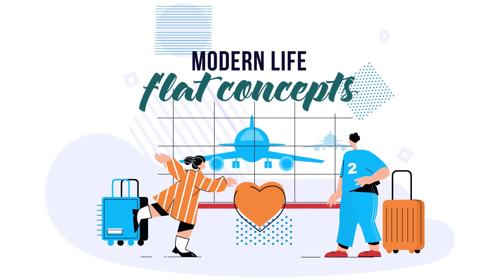 Modern life Flat Concept Videohive 28828984 After Effects Image 1