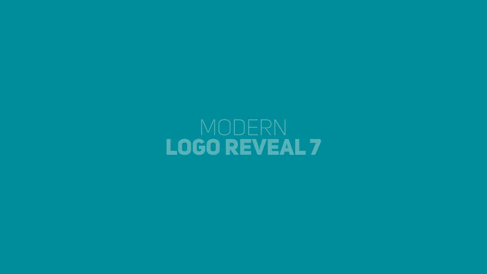 Modern Logo Reveal 7 Videohive 24984651 After Effects Image 2