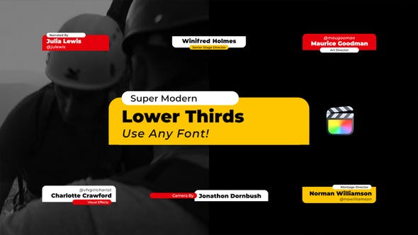 Modern Lower Thirds - 30529465 Videohive Download