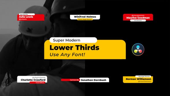 Modern Lower Thirds - Download 34910165 Videohive