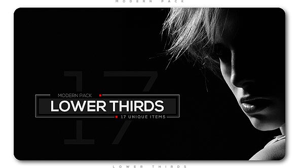 Modern Lower Thirds Pack - Download Videohive 20876714