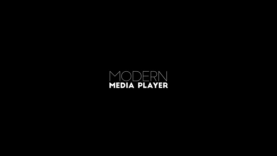 Modern Media Player - Download Videohive 12790560