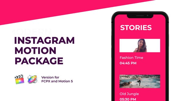 Modern Motion Pack for Instagram | FCPX - 37329849 Download Videohive