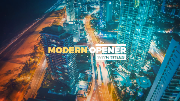 Modern Opener With Titles - Download Videohive 20501638