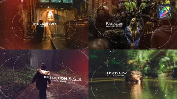 Modern Parallax Opener Apple Motion - 39551808 Videohive Download