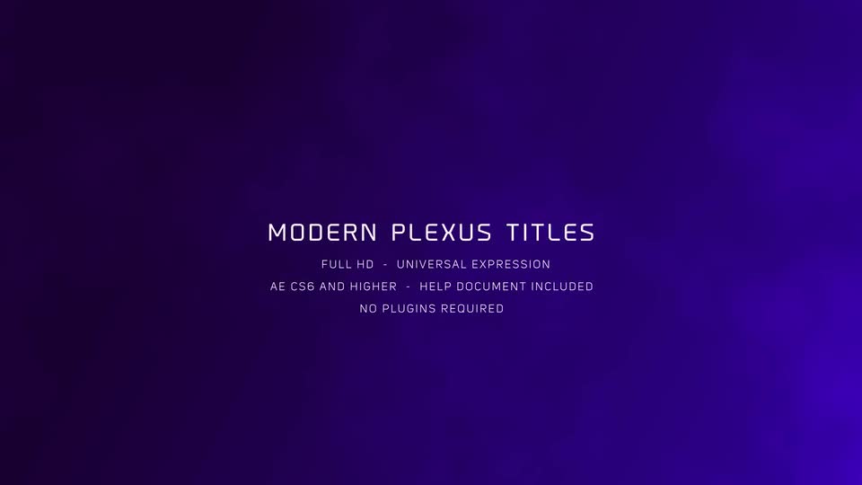 Modern Plexus Titles Videohive 20718792 After Effects Image 1