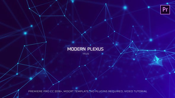 Modern Plexus Titles Mogrt - Videohive Download 22525962