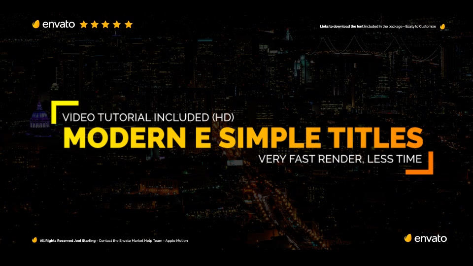 Modern Promo Titles Pack for FCPX - Download Videohive 20587062