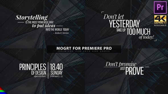 Modern Promo Titles - Videohive Download 27113872
