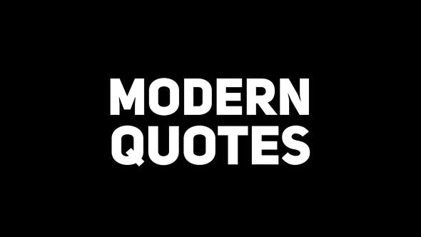 Modern Quotes - Download 22877492 Videohive