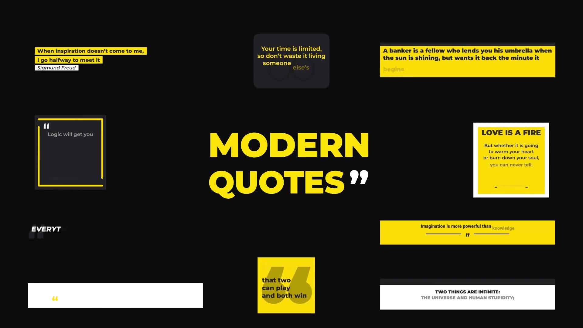 Modern Quotes | Final Cut Pro X Videohive 39193660 Apple Motion Image 1