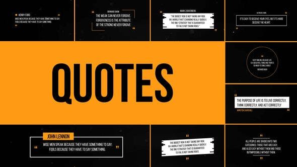 Modern Quotes | Premiere Pro - Videohive Download 37444252