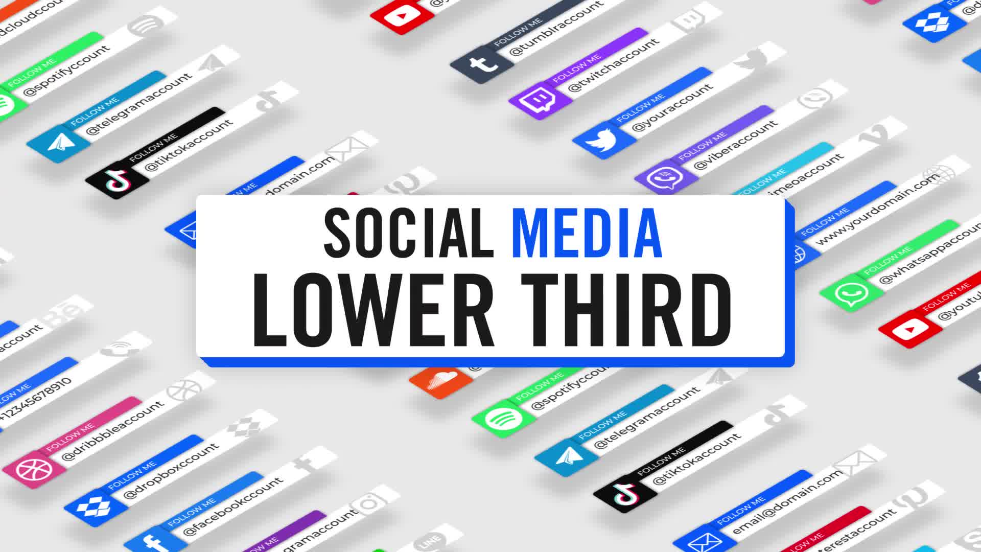 Modern Social Media Lower Thirds Videohive 30124497 After Effects Image 10