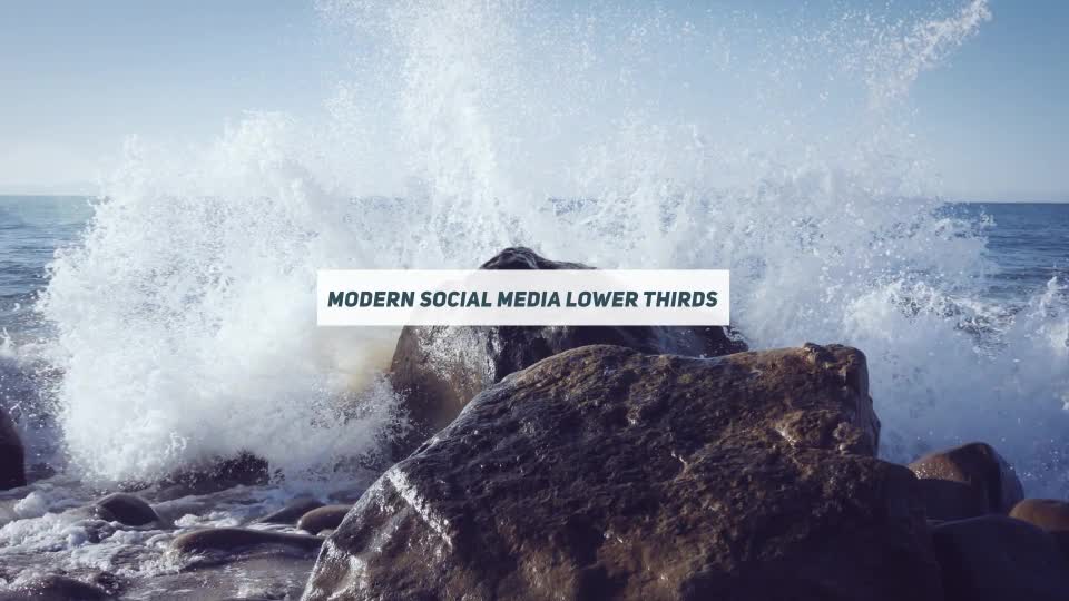 Modern Social Media Lower Thirds - Download Videohive 11800287