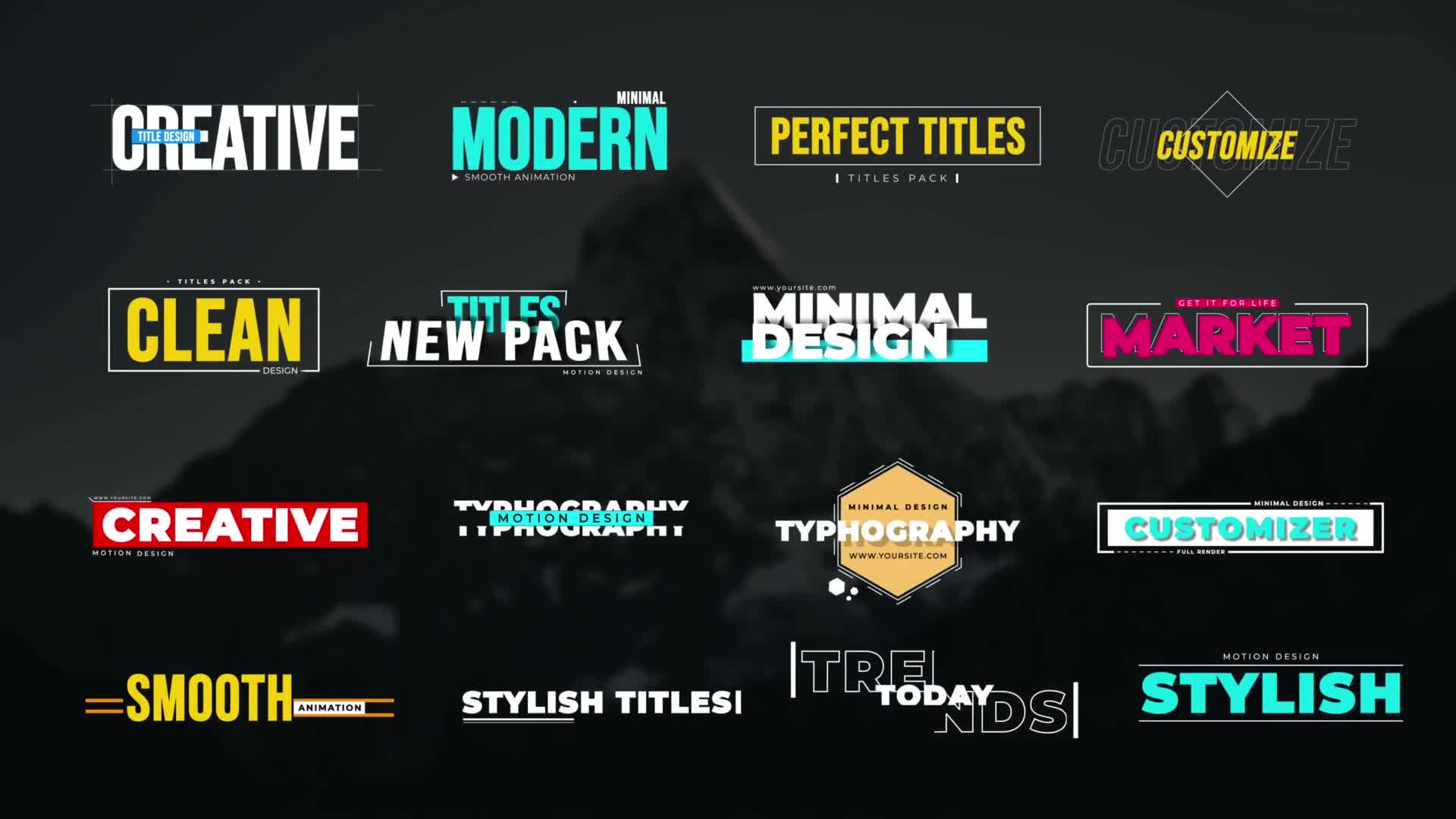 Modern Stylish Titles Videohive 33690540 After Effects Image 1