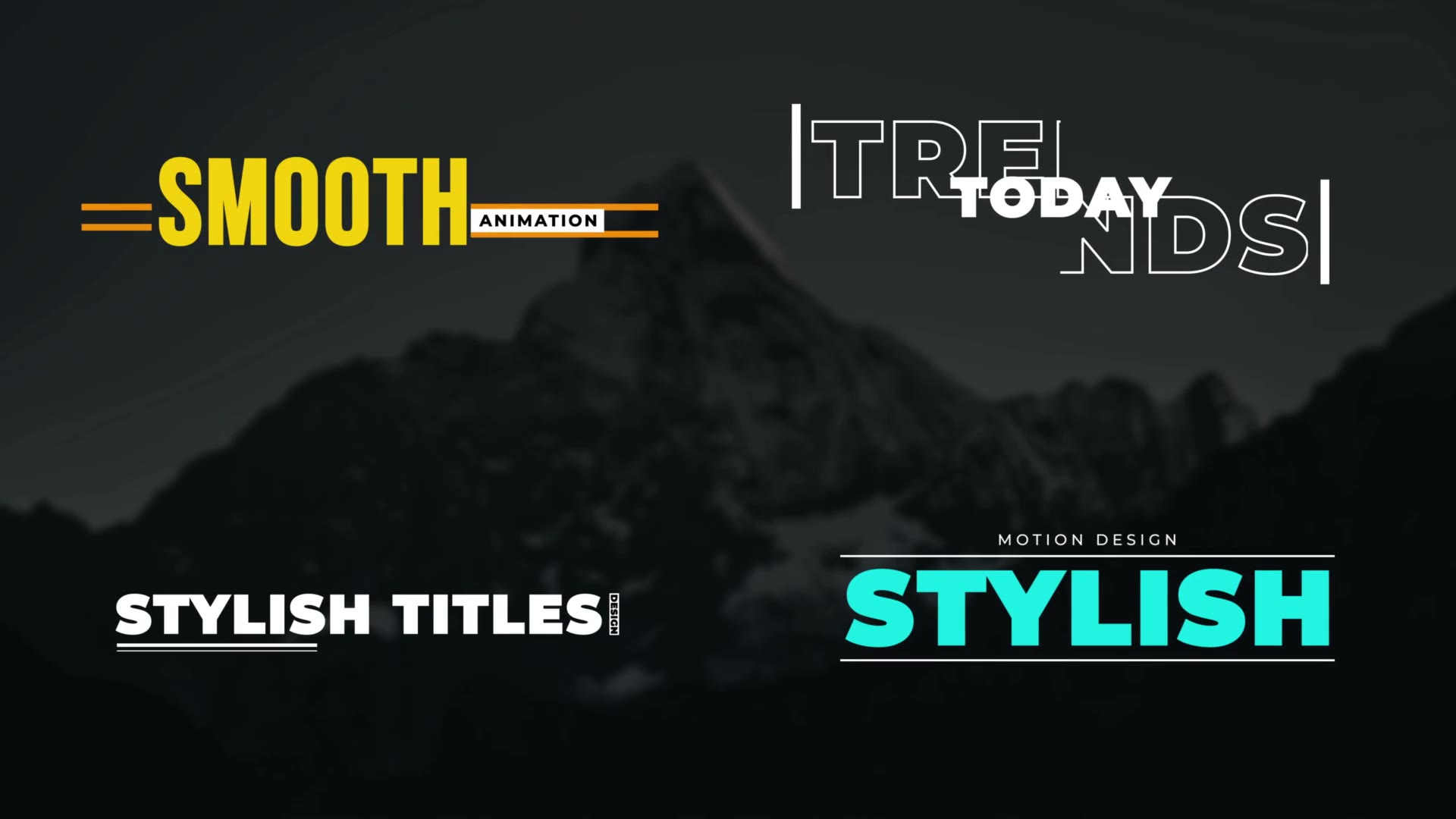 Modern Stylish Titles Videohive 33690540 After Effects Image 8