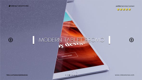 Modern Tablet Promo - Videohive Download 24287406